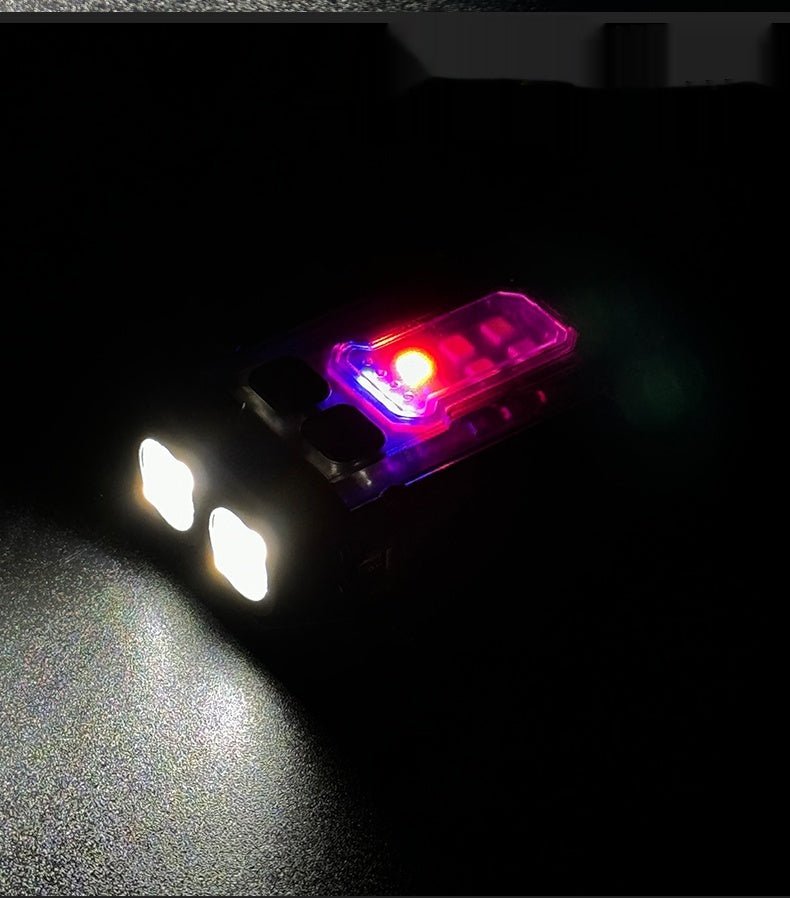 Lampe Torche Miniature Tactique Portable avec Signalisation et Fixation Sac à Dos - IVOIRART.COM