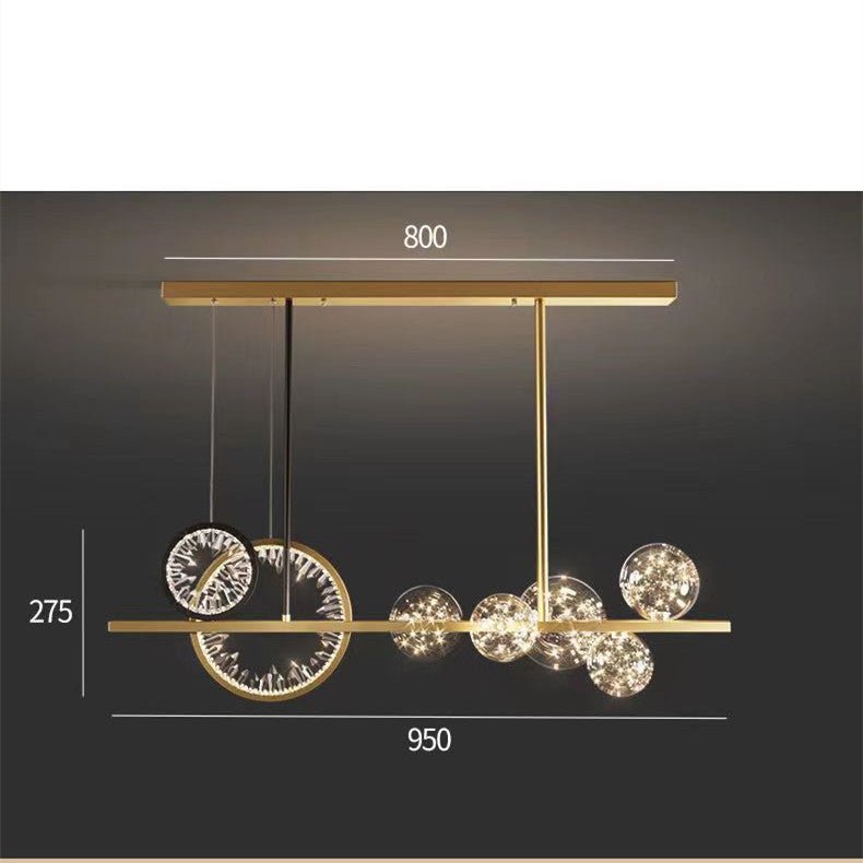 Lampes modernes de salon en cristal design, idées déco pour bar élégant - IVOIRART.COM