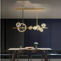 Lampes modernes de salon en cristal design, idées déco pour bar élégant - IVOIRART.COM