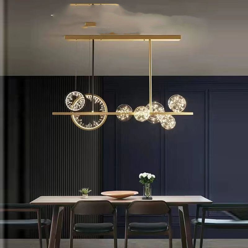 Lampes modernes de salon en cristal design, idées déco pour bar élégant - IVOIRART.COM