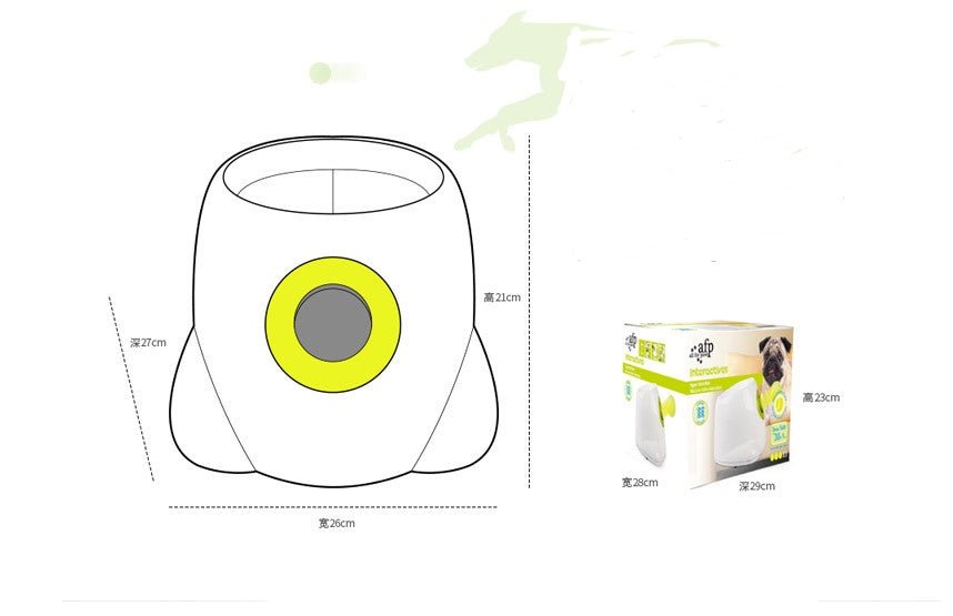 Lanceur Automatique de Balle Interactif pour Chien - Jouet Innovant et Pratique - IVOIRART.COM