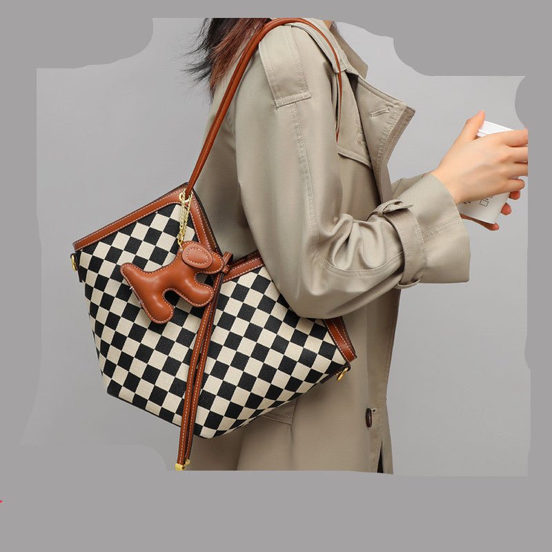 Large Capacity Summer Canvas Shoulder Bag - IVOIRART.COM