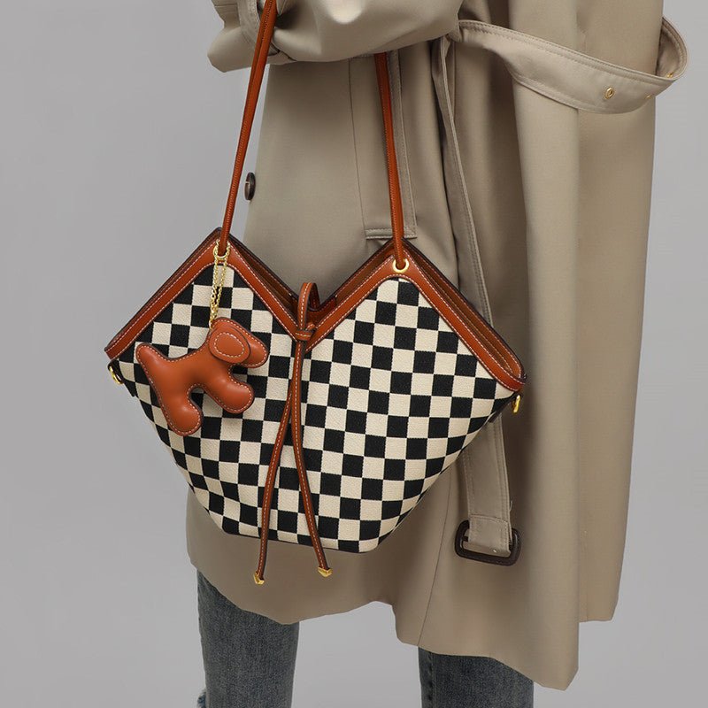 Large Capacity Summer Canvas Shoulder Bag - IVOIRART.COM