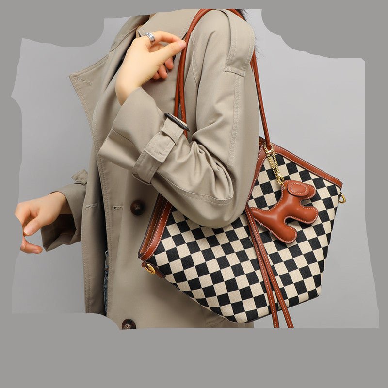 Large Capacity Summer Canvas Shoulder Bag - IVOIRART.COM