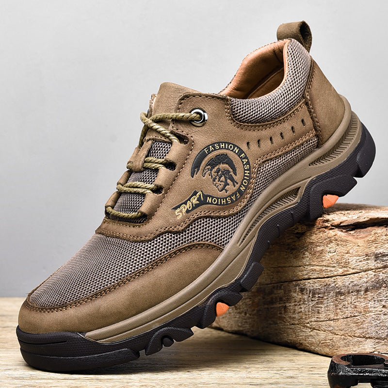 Large Size Outdoor Sports Shoes Men's First Layer Cowhide - IVOIRART.COM