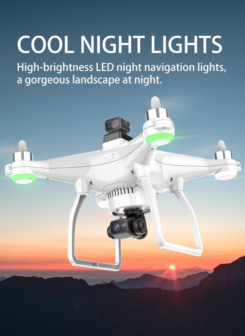 Laser Obstacle Avoidance 4K HD Three-axis Mechanical Gimbal Dual GPS Drone - IVOIRART.COM