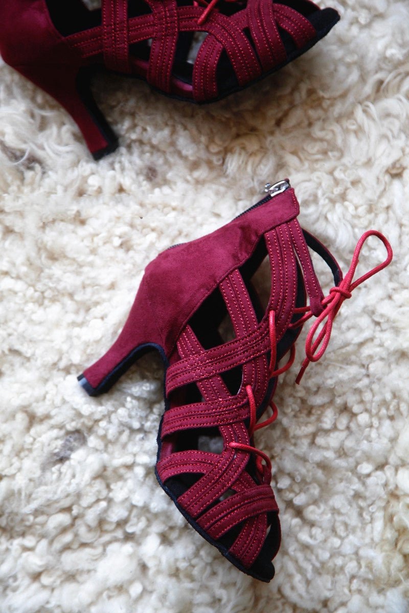 Latin Dance Shoes Women Custom Kizomba Soft Bottom Thickening - IVOIRART.COM