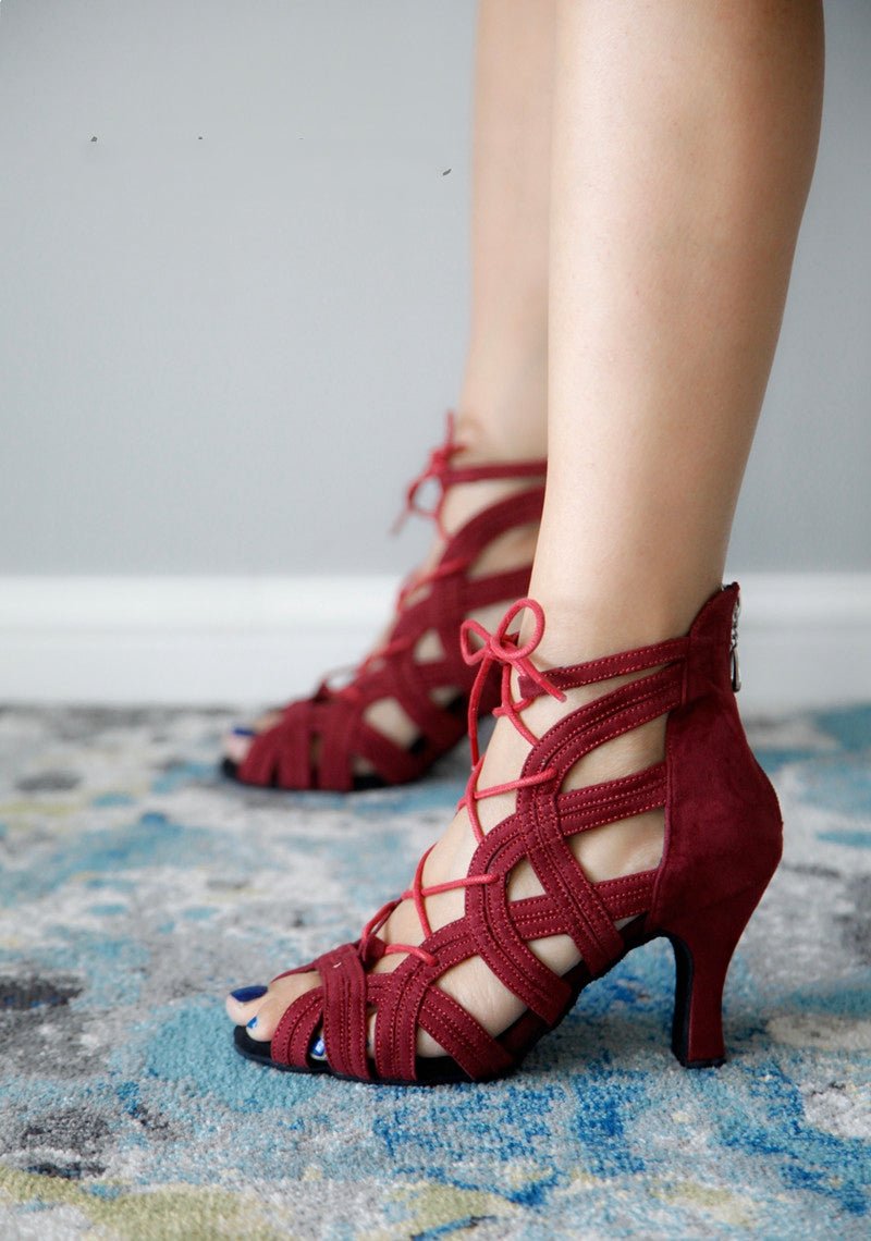 Latin Dance Shoes Women Custom Kizomba Soft Bottom Thickening - IVOIRART.COM