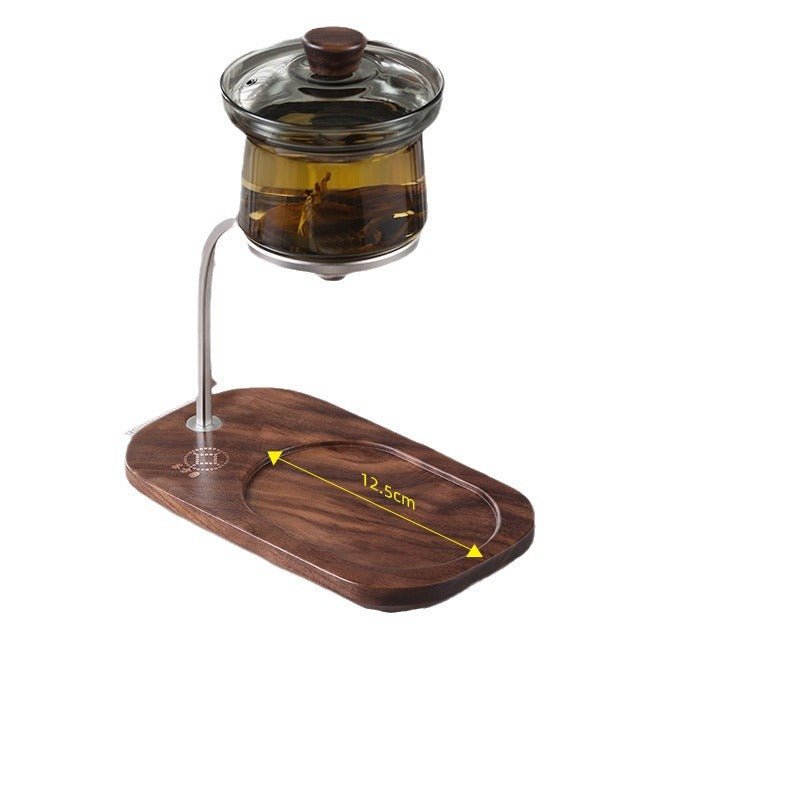 Lazy Tea Making Pot Glass Teapot Automatic Tea Set - IVOIRART.COM