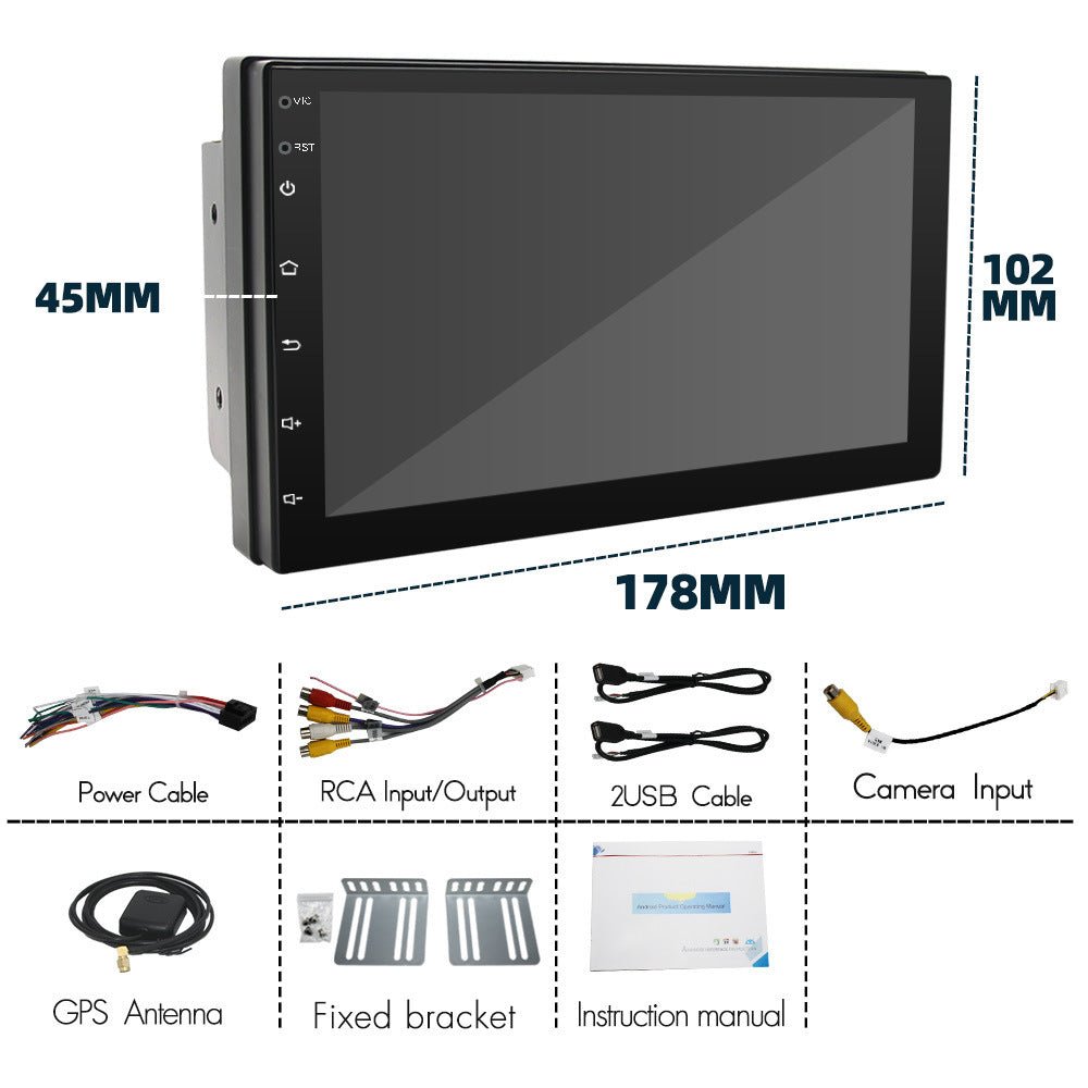 Lecteur MP5 GPS de Navigation Carplay Universel pour Ordinateur de Bord Intégré - IVOIRART.COM