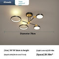 Led Lighting Chandelier Living Room Bedroom Lamps - IVOIRART.COM