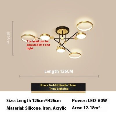 Led Lighting Chandelier Living Room Bedroom Lamps - IVOIRART.COM