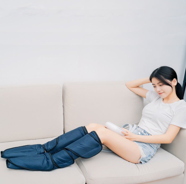 Leg Massager Air Wave Pressure Physiotherapy Instrument Electric Hot Compress Air Wave Beauty Leg Massager - IVOIRART.COM