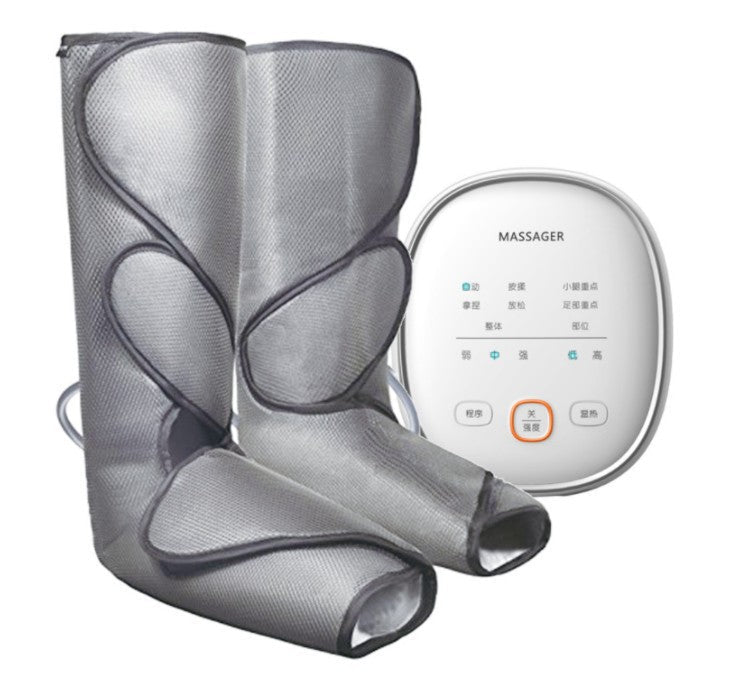 Leg Massager Air Wave Pressure Physiotherapy Instrument Electric Hot Compress Air Wave Beauty Leg Massager - IVOIRART.COM