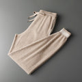 Leisure Sports Cashmere Men's Round Neck Sweater Suit - IVOIRART.COM