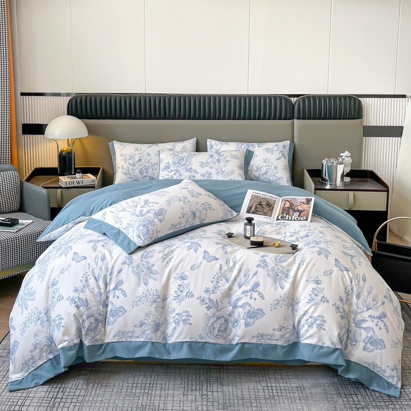 Light Luxury Brushed Four-piece Set Advanced Embroidery Cotton - IVOIRART.COM