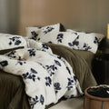 Light Luxury Bunny Cashmere Four-piece Set Maillard Style Carved - IVOIRART.COM