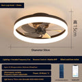 Light-luxury Nordic-style Restaurant Smart Fan Light - IVOIRART.COM