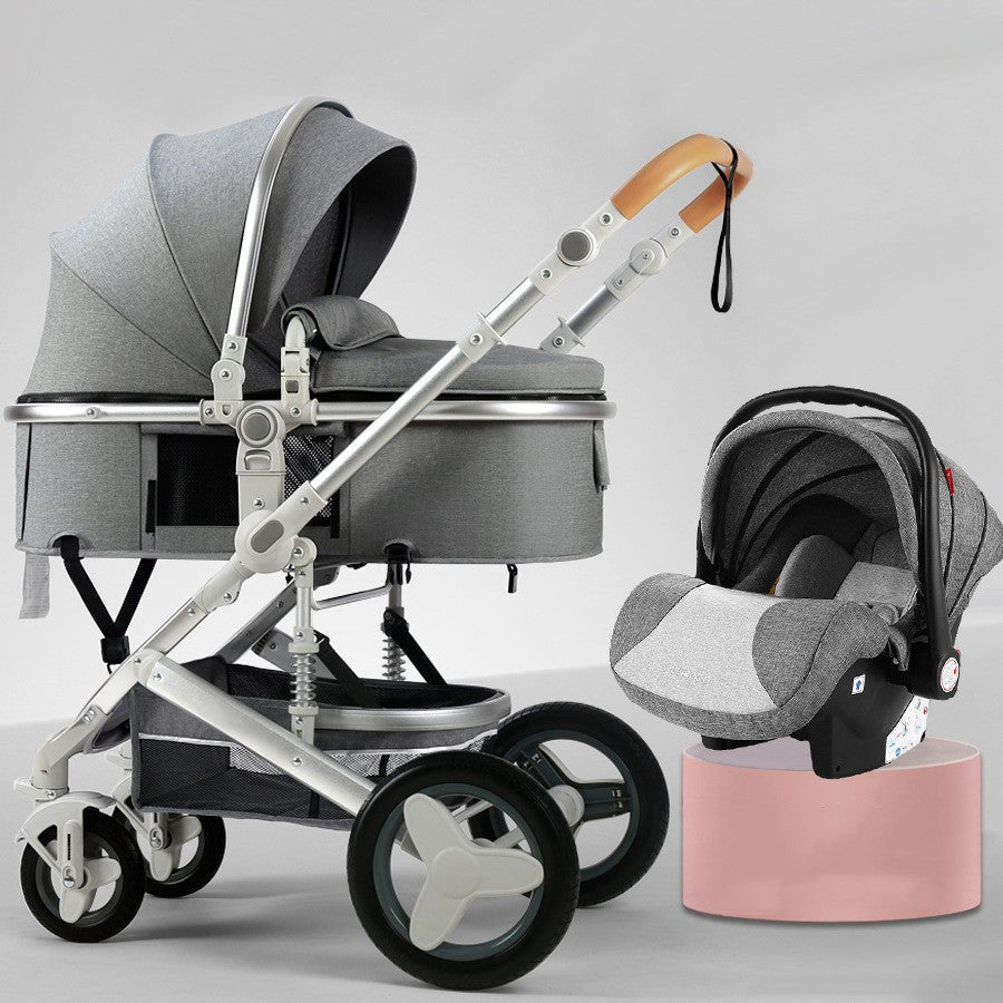 Lightweight Baby Stroller With High View Can Sit And Lie Down - IVOIRART.COM