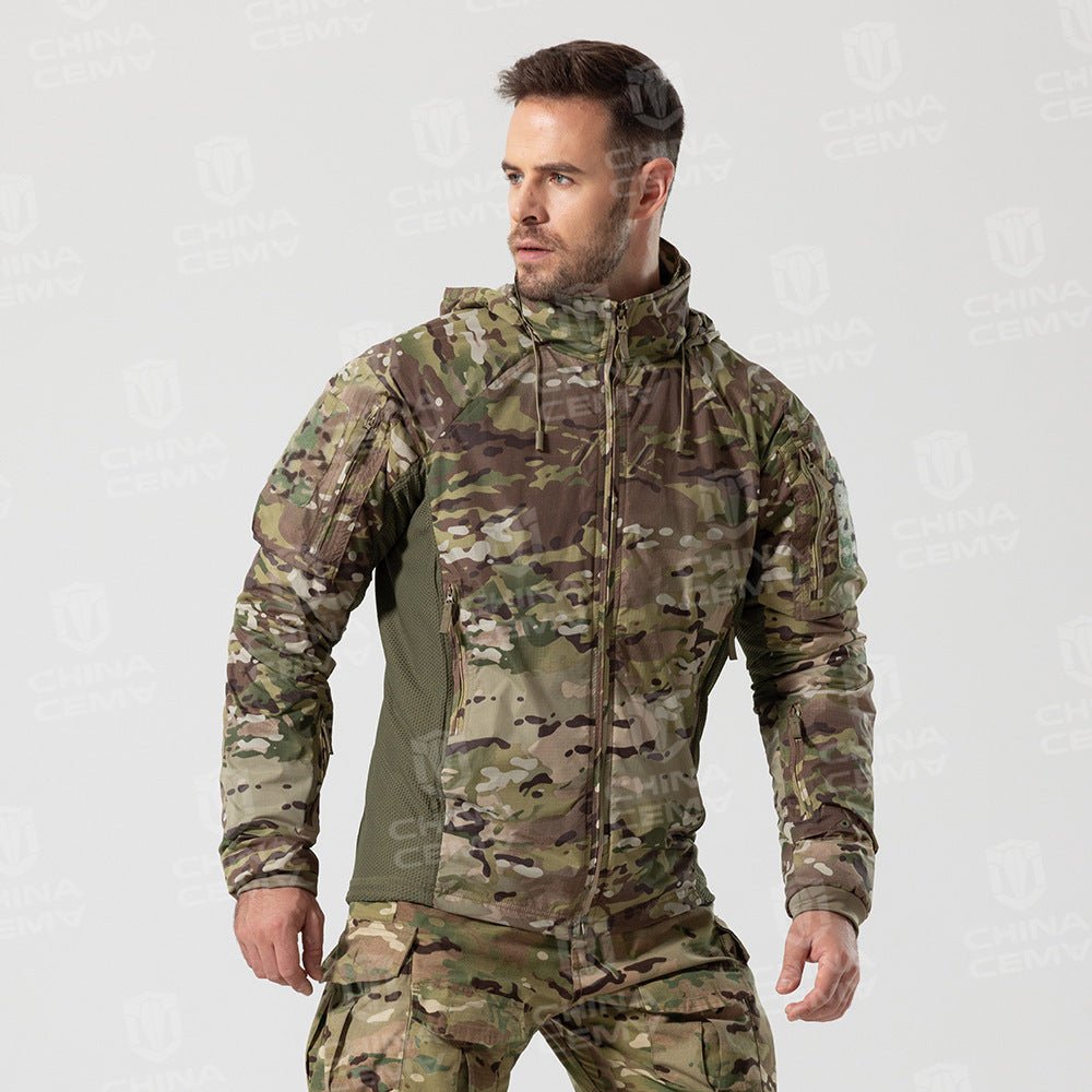 Lightweight Cotton Jacket Softshell Ultra-light Combat Cotton Jacket - IVOIRART.COM