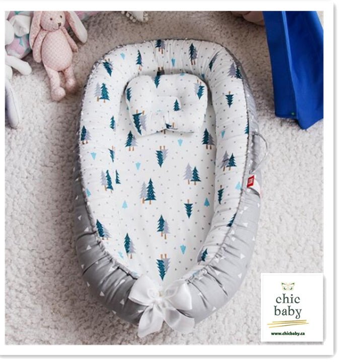 Lit bébé portable amovible et lavable en coton, berceau de voyage pour enfants - IVOIRART.COM