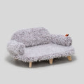 Lit en Bois Luxueux pour Chiens et Chats, Panier Sécurisé Taille Petite à Moyenne - IVOIRART.COM