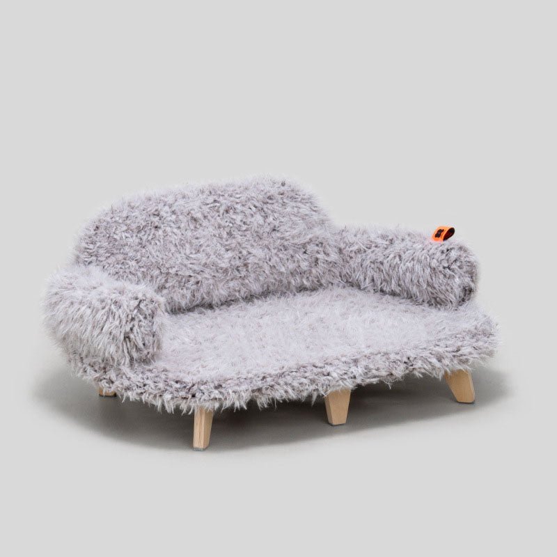 Lit en Bois Luxueux pour Chiens et Chats, Panier Sécurisé Taille Petite à Moyenne - IVOIRART.COM