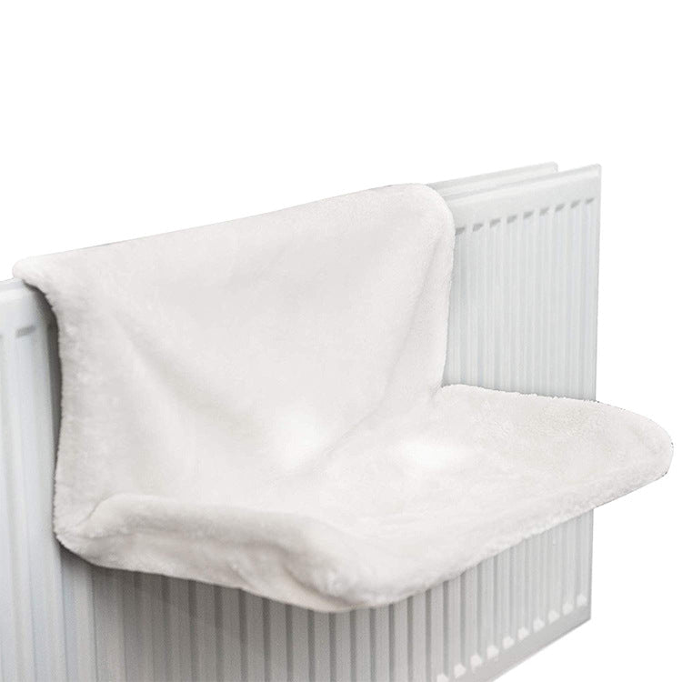 Lit Hamac pour Chat à Cadre Métallique, Chauffant pour Radiateur, Confort Luxueux - IVOIRART.COM