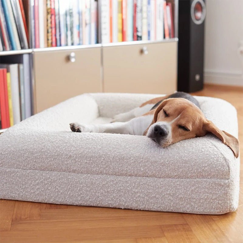 Lit pour chien haut de gamme avec mousse à mémoire, étanche et lavable, confortable - IVOIRART.COM