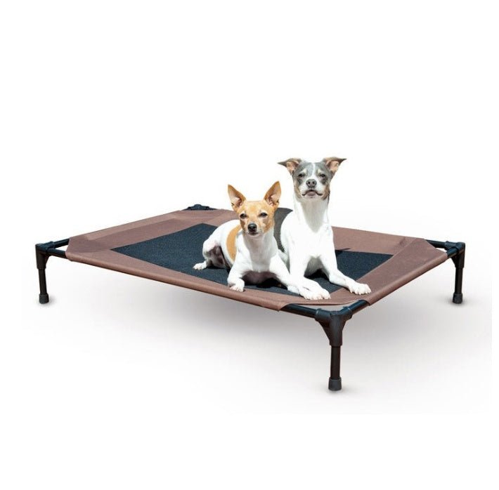 Lit pour chien imperméable, amovible et lavable en tissu Oxford, lit de camp empilable - IVOIRART.COM