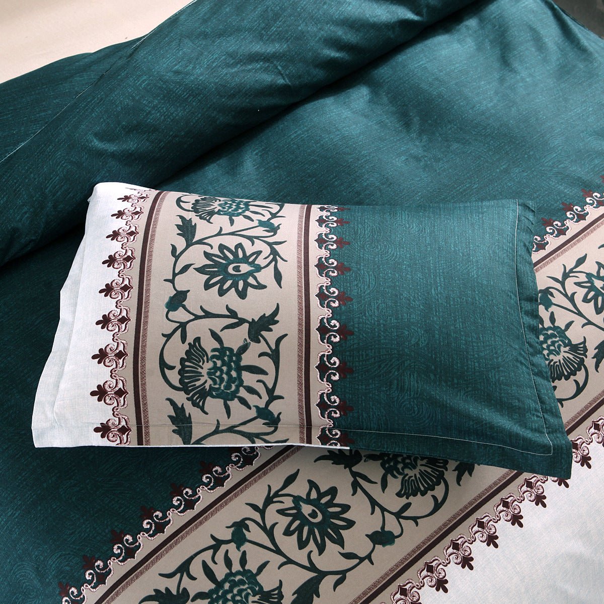 Literie unie simple en polyester 100 % pour une chambre élégante et apaisante - IVOIRART.COM