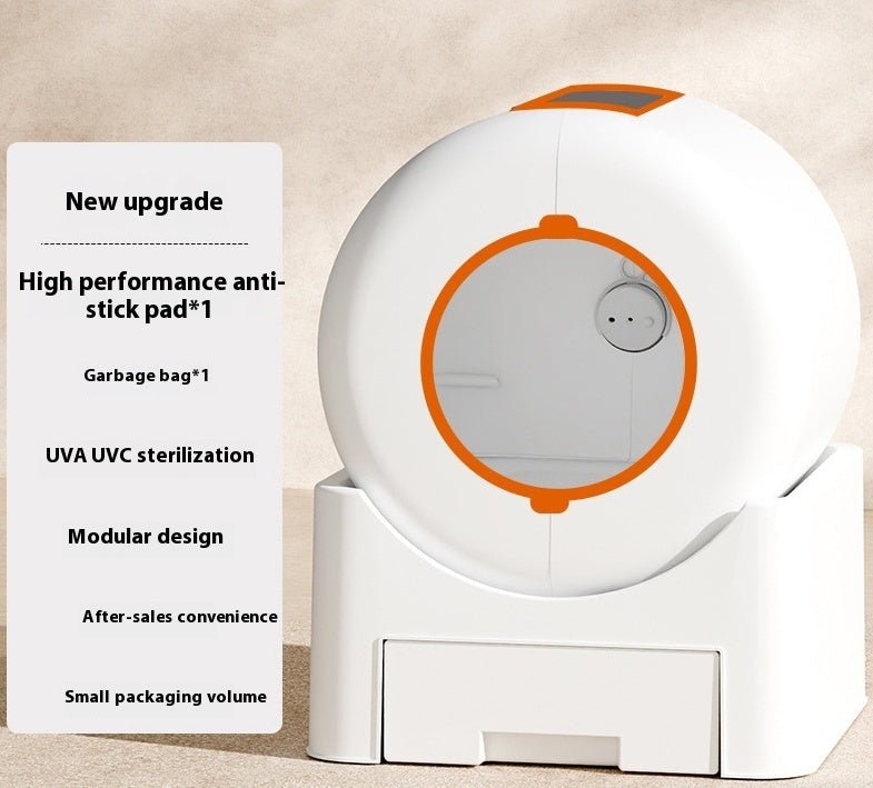 Litière Intelligente Fermée Antiprojections Nettoyage Automatique Désodorisant Max - IVOIRART.COM