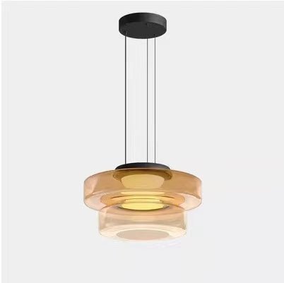 Living Room Dining Room High-grade Glass Chandelier Simple Design Creative - IVOIRART.COM
