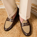 Loafers Belgium Champagne British Style Casual - IVOIRART.COM