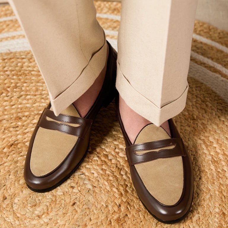 Loafers Belgium Champagne British Style Casual - IVOIRART.COM