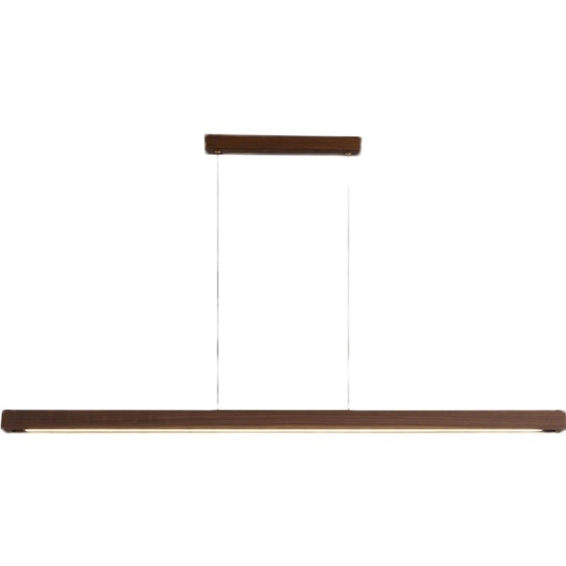 Log Style Restaurant Chandelier Solid Wood Wide Pressure 110V Strip - IVOIRART.COM