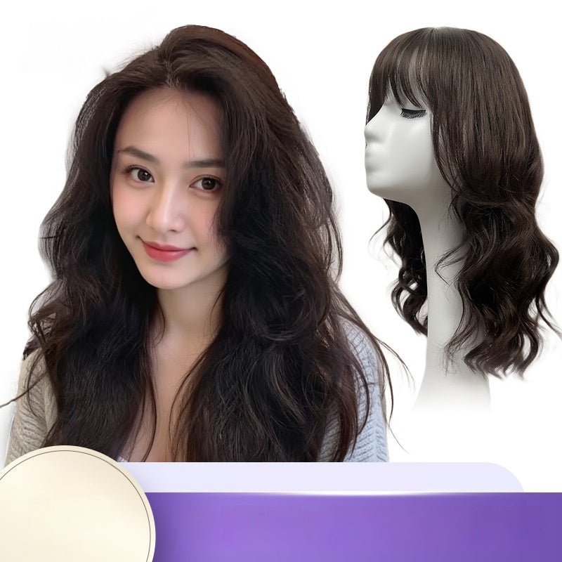 Long Curly Full Human Hair Full-head Wig - IVOIRART.COM