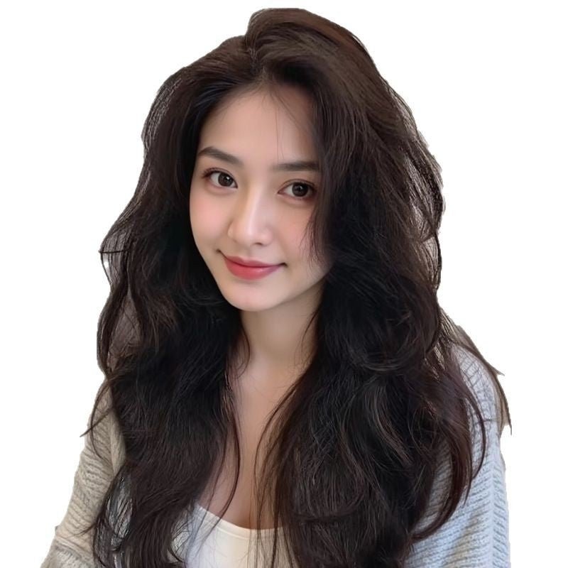 Long Curly Full Human Hair Full-head Wig - IVOIRART.COM