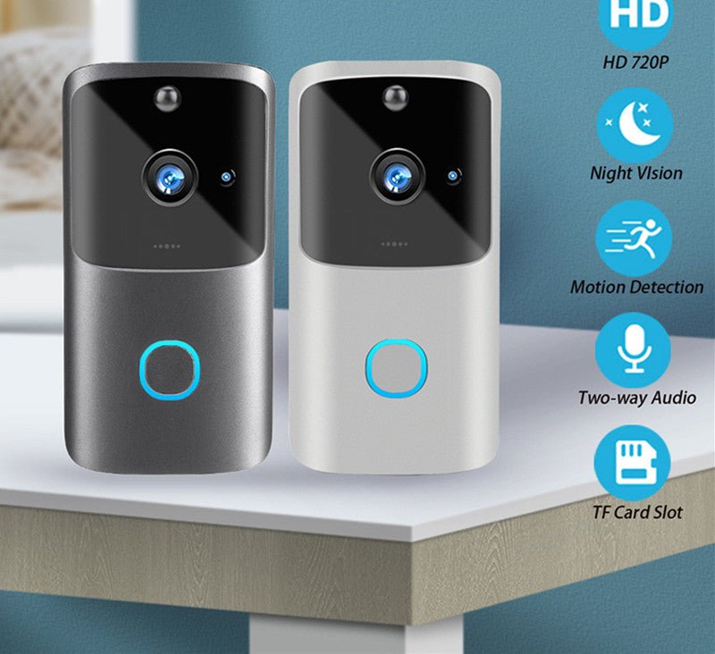 Low-power Visual Doorbell WIFI Wireless Doorbell Night Vision HD Smart Doorbell Exclusive For Cross-border Doorbell Camera - IVOIRART.COM