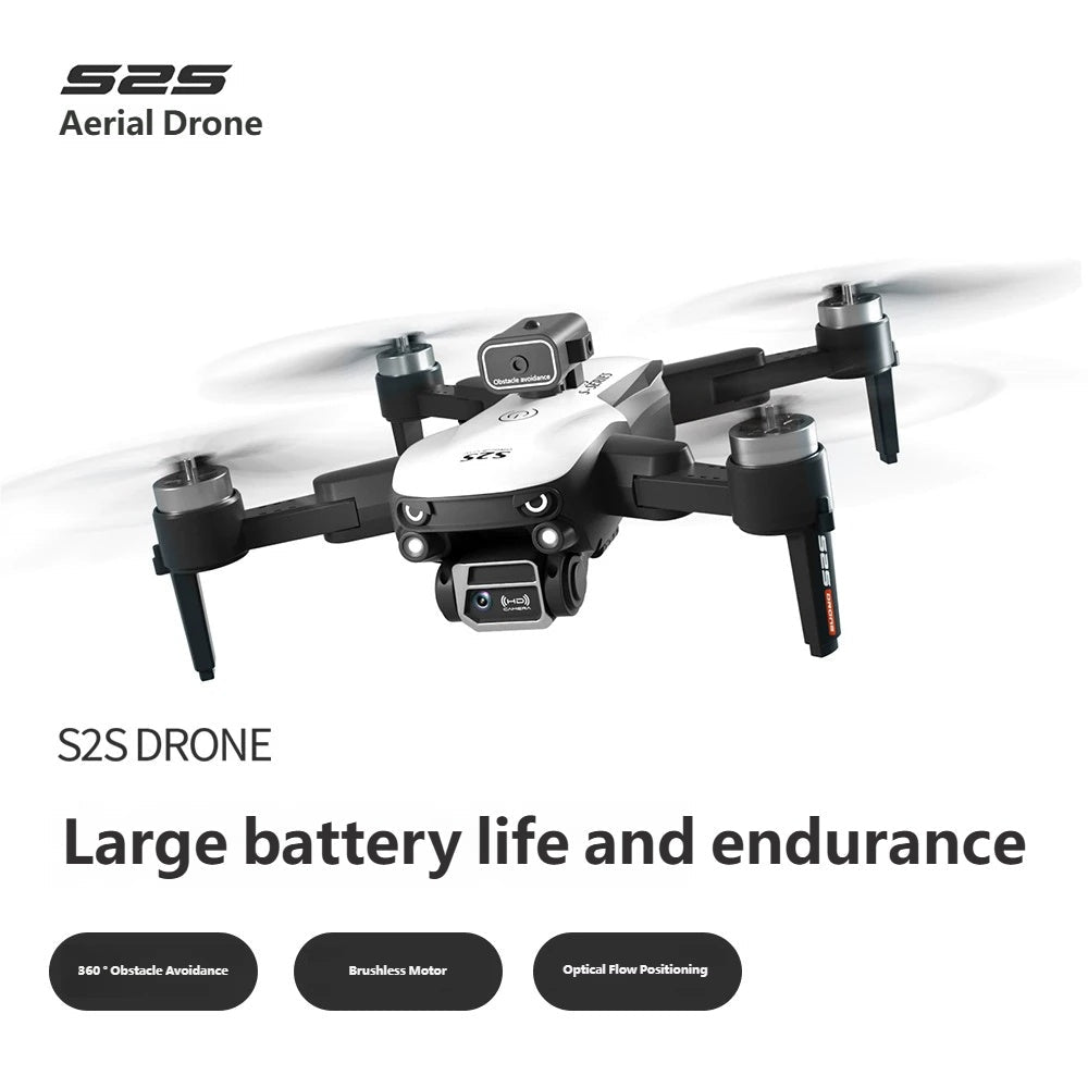 LS-S2S Drone FPV 6K HD, Brushless Pliable, 25min Autonomie, 2.4G WIFI Caméra 6K/4K - IVOIRART.COM