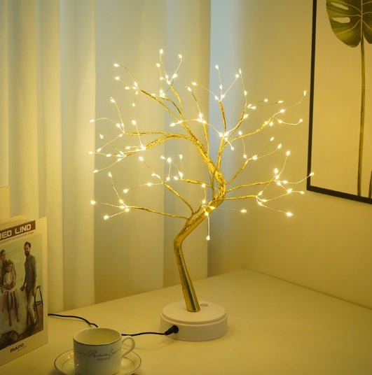 Lumière de Chambre à Fil de Cuivre LED, Style Nordique, Ambiance Chaleureuse - IVOIRART.COM