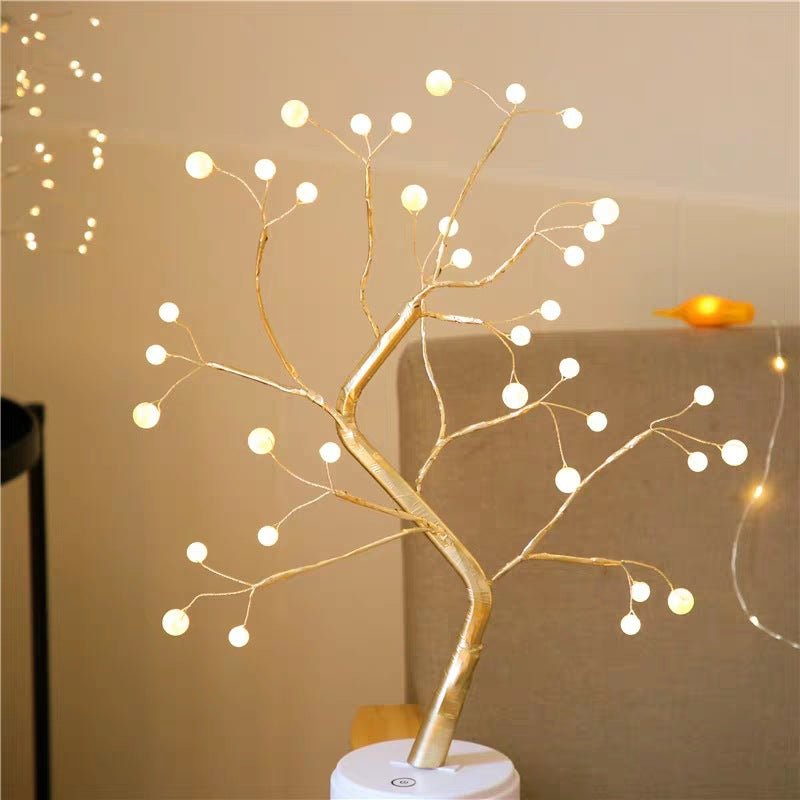 Lumière de Chambre à Fil de Cuivre LED, Style Nordique, Ambiance Chaleureuse - IVOIRART.COM