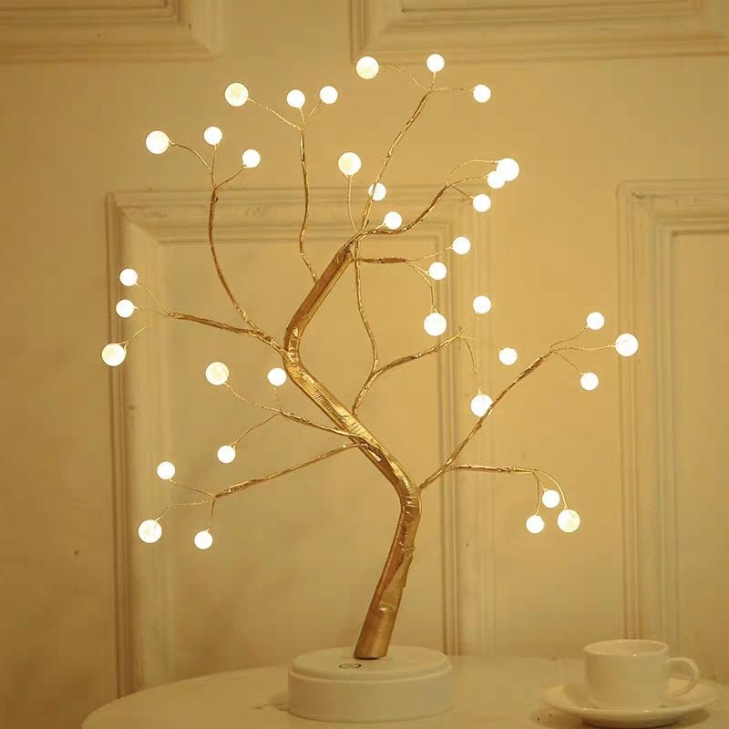 Lumière de Chambre à Fil de Cuivre LED, Style Nordique, Ambiance Chaleureuse - IVOIRART.COM
