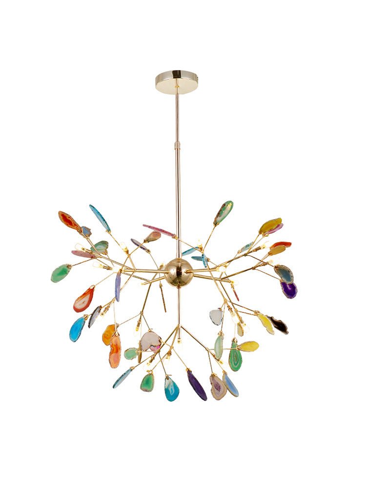 Lustre Créatif Minimaliste Moderne Nordic Firefly Onyx - Design Épuré Élégant - IVOIRART.COM