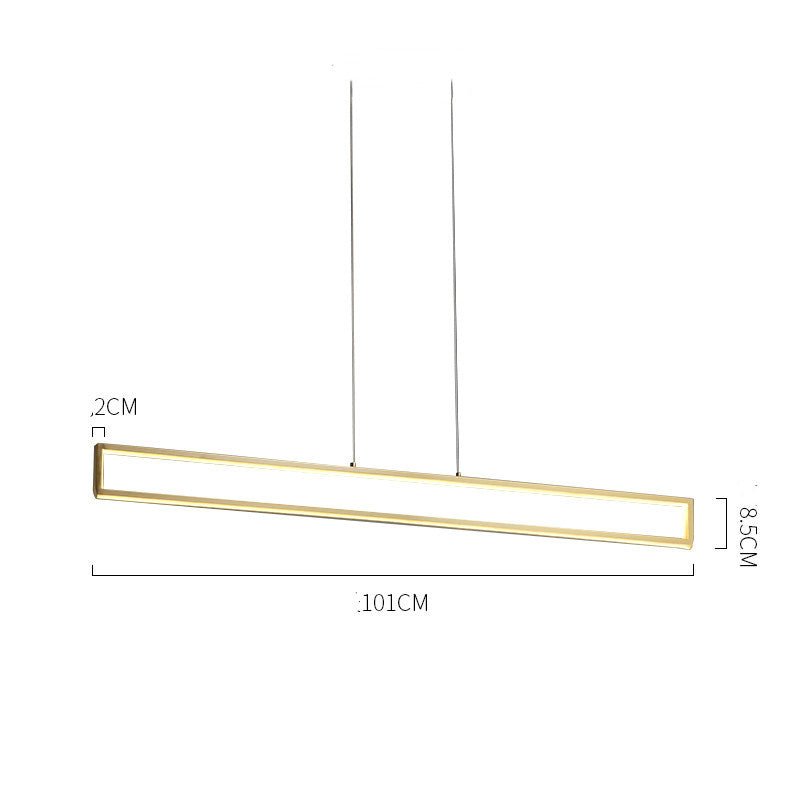 Lustre en cuivre massif, design simple et luxueux, éclairage LED bicolore 101-121 - IVOIRART.COM