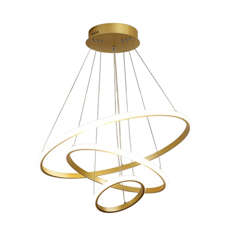 Lustre Intelligent Séjour et Salle à Manger, Lampe Simple pour Maison Moderne, Contrôle Bluetooth - IVOIRART.COM