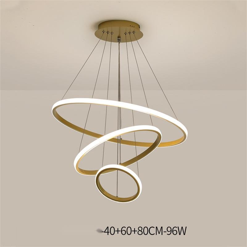 Lustre Intelligent Séjour et Salle à Manger, Lampe Simple pour Maison Moderne, Contrôle Bluetooth - IVOIRART.COM