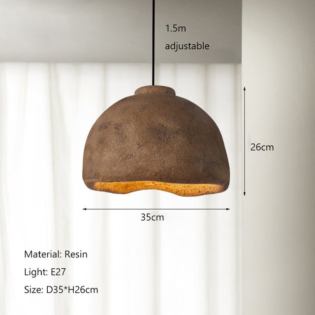 Lustre Japonais Moderne pour Chambre et Bureau, Simple, Style Résine, LED, Poisson - IVOIRART.COM