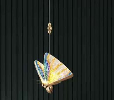 Lustre Papillon en Vente – Lampe d'Intérieur Artistique pour Salon, Chambre, Escalier - IVOIRART.COM