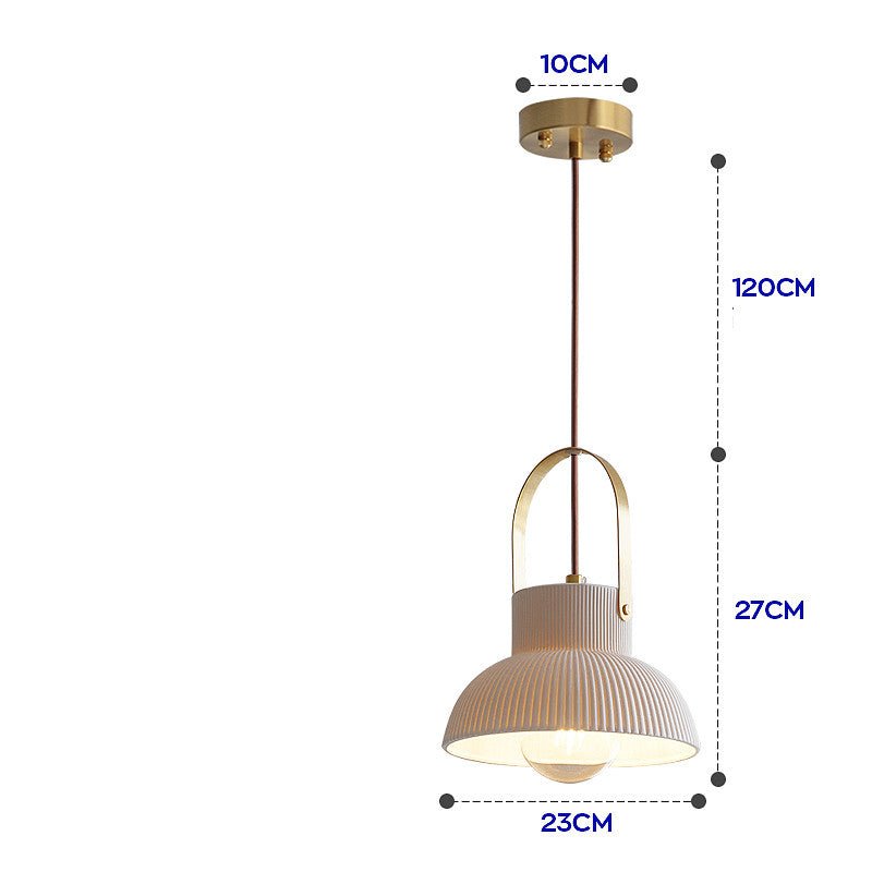 Lustre Scandinave Japonais en Porcelaine Créative et Translucide Lumineux - IVOIRART.COM